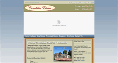 Desktop Screenshot of canalsideestates.com